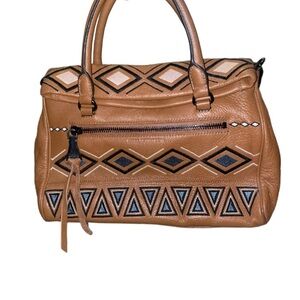 Aimee Kestenberg Tan and Black Satchel